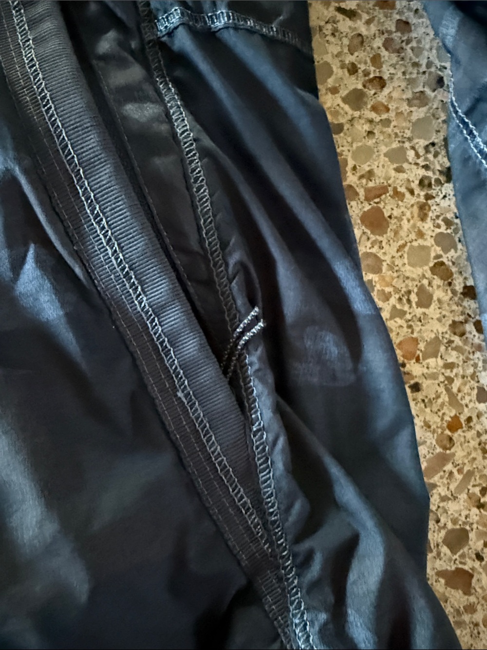 Lululemon Spring Fling Puffy Windbreaker Heathered Lotus Camo Oil Slick Blue - Picture 7 of 11